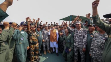 PM Modi met the soldiers at Adampur Air Force Station, boosted their morale