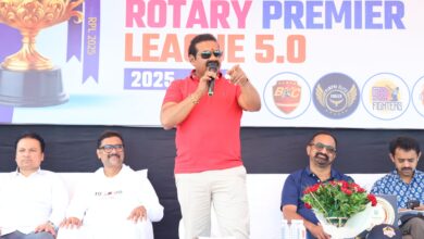 Panvel-Uran ke har gaon mein hona khel maidan-rotary club program mein Mahendra Gharat ki mang