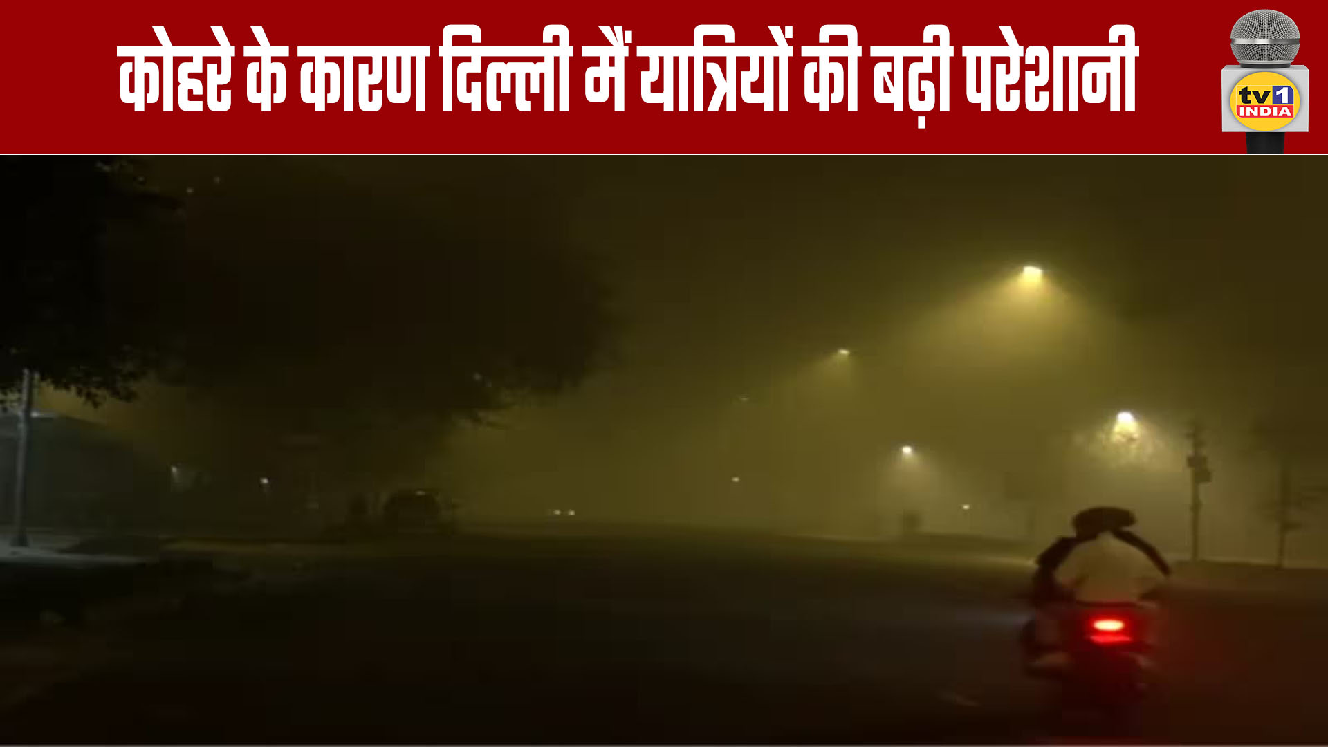 Dense Fog Causes Increased Problems for Travelers in Delhi