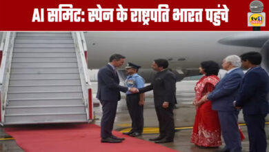 AI Summit: Spanish President Arrives in India