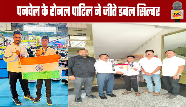Panvel's Ronal Patil Wins Double Silver Medal at India Open Kickboxing