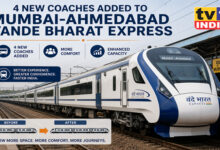4 New Coaches Added to Mumbai-Ahmedabad Vande Bharat Express