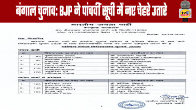 Bengal Elections: BJP Fields New Faces in Fifth List