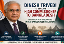 Dinesh Trivedi Assigned Major Diplomatic Responsibility