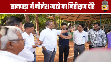 Navi Mumbai: Nilesh Mhatre's Inspection Tour in Sanpada