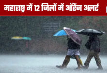 Weather Update: Orange Alert Issued for 12 Districts in Maharashtra