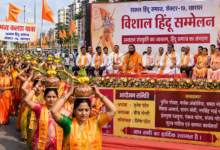 Kharghar Turns Saffron as Grand Hindu Convention Spreads Message of Sanatan Unity